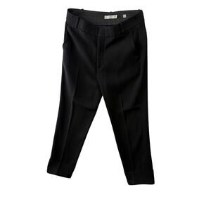 Vince Women’s Cuffed Ankle Trouser Pants – Black – Size 4